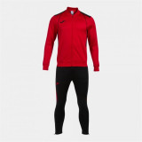 Tracksuit for Adults Joma Sport Championship VII Black Red Children's Men