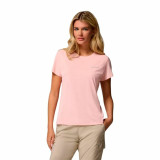Short-sleeve Sports T-shirt Columbia Zero Rules™ Light Ss Pink