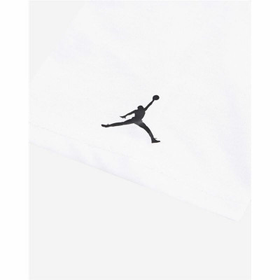 Children’s Short Sleeve T-Shirt Jordan Jdb Mj Brand Photo Ss Crew White