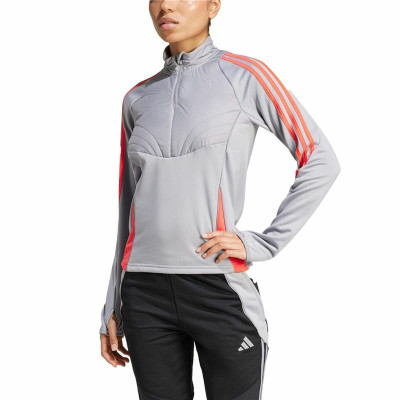 Women’s Sweatshirt without Hood Adidas Winterized Grey