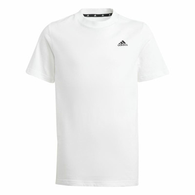 Child's Short Sleeve T-Shirt Adidas U Sl White