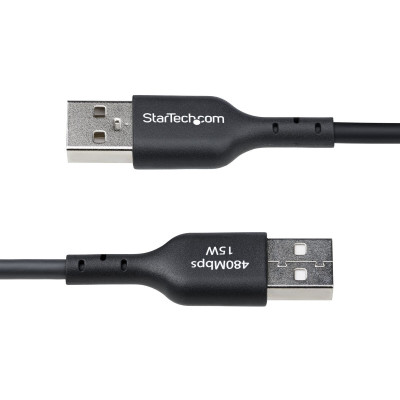 USB Cable Startech USB2AC15CMBK Black