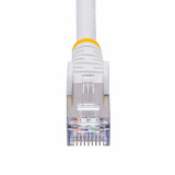 USB Cable Startech NLWH-12M-CAT8-PATCH White