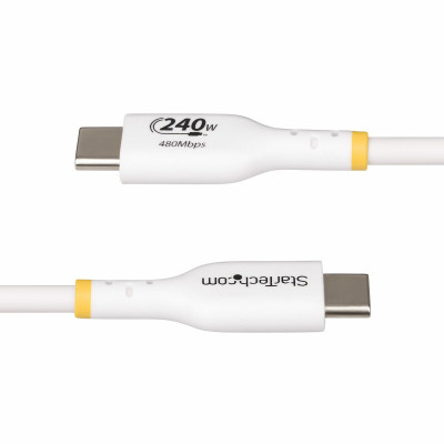 USB Cable Startech USB2EPR2MW White 2 m