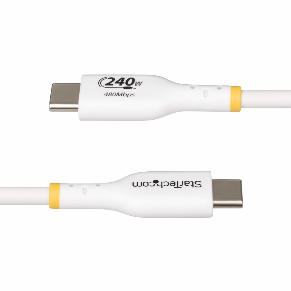 USB Cable Startech USB2EPR1MW White 1 m