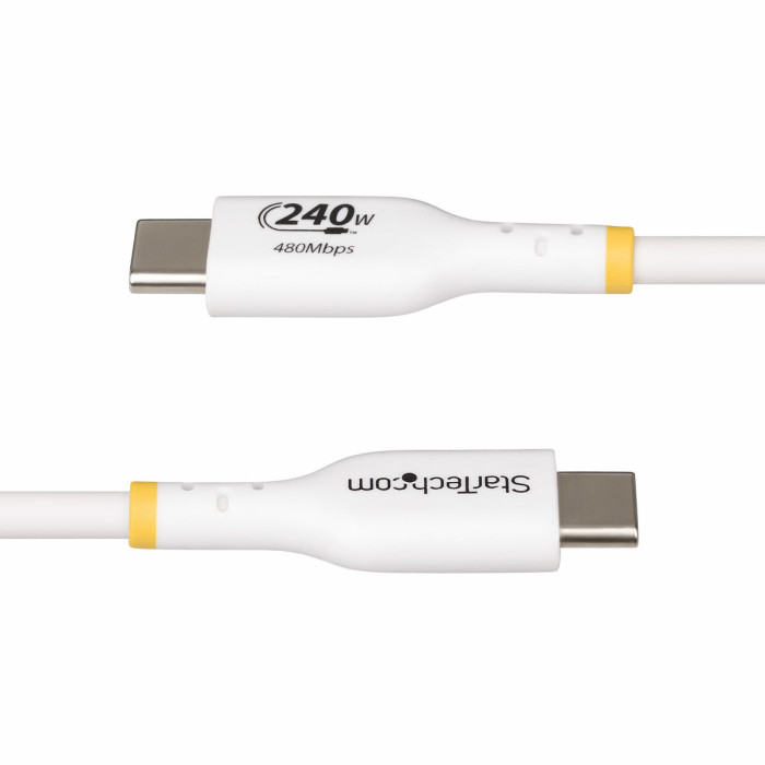 USB Cable Startech USB2EPR1MW White 1 m