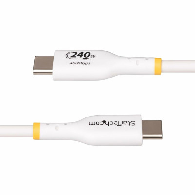 USB Cable Startech USB2EPR1MW White 1 m
