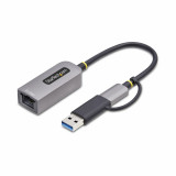 USB Cable Startech U2GA-USB-C-ETHERNET Grey