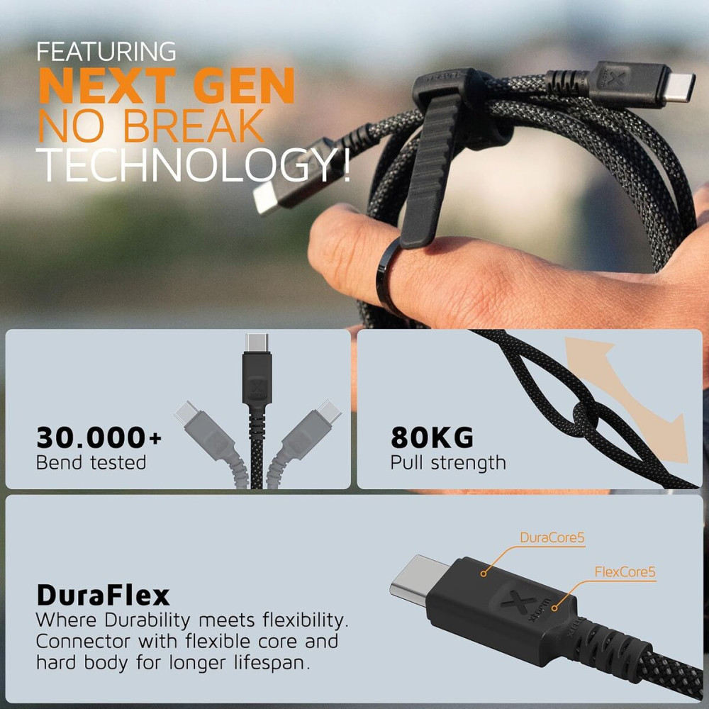 USB Cable Xtorm CX3081 Black 3 m