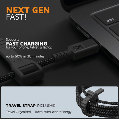 USB Cable Xtorm CX3081 Black 3 m