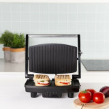 Contact grill Tristar GR-2856 1000W Black Steel 28 x 19 cm