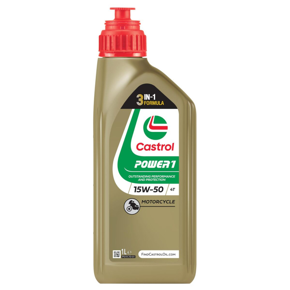 Motor Oil for Motorcycle Castrol Power1 4T 15W50