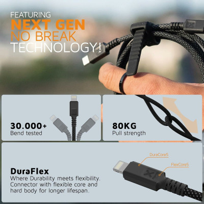 USB Cable Xtorm CX3031 Black 1,5 m