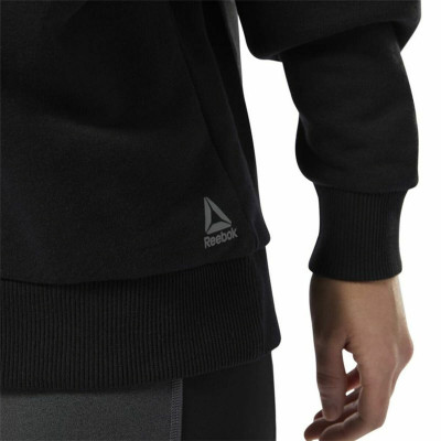 Women’s Sweatshirt without Hood Reebok Supply Crew Black