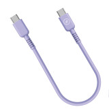 USB-C to USB-C Cable Muvit for Change Lavendar 0,2 m