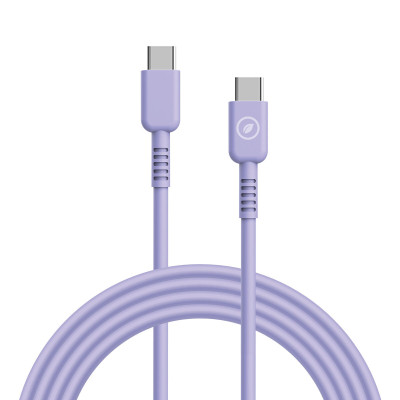 USB-C to USB-C Cable Muvit for Change Lavendar 1,2 m