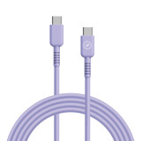 USB-C to USB-C Cable Muvit for Change Lavendar 1,2 m