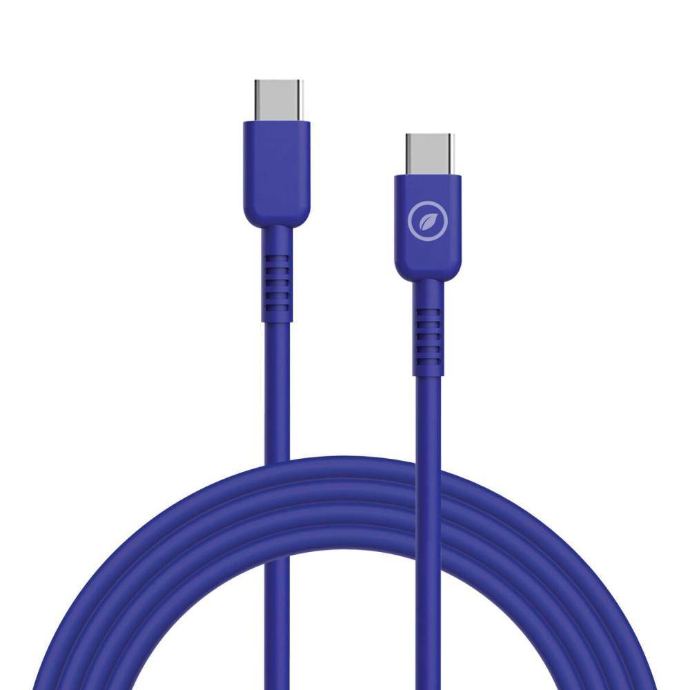 USB-C to USB-C Cable Muvit for Change Blue 1,2 m
