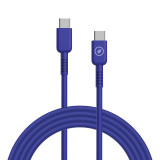USB-C to USB-C Cable Muvit for Change Blue 1,2 m