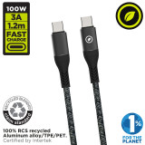 USB-C to USB-C Cable Muvit for Change Black 1,2 m