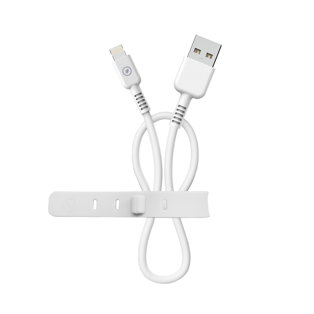 USB to Lightning Cable Muvit for Change White