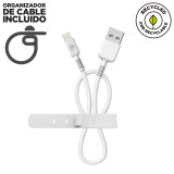 USB to Lightning Cable Muvit for Change White