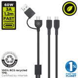 USB-C Cable Muvit for Change Black