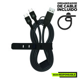 USB-C Cable Muvit for Change Black