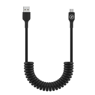 USB A to USB-C Cable Muvit for Change Black