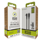 USB-C to USB-C Cable Muvit for Change Black 1,2 m