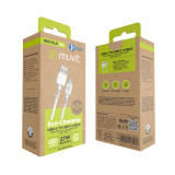 USB Cable Muvit White 20 cm