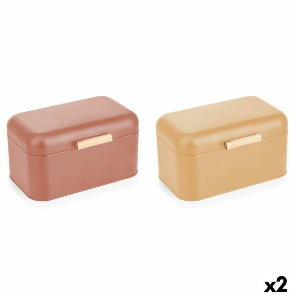 Breadbasket DKD Home Decor Yellow Metal (Refurbished C)