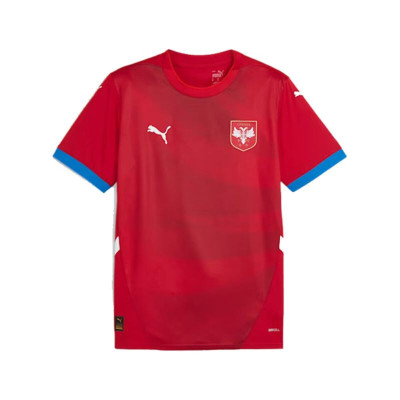 Men's Short-sleeved Football Shirt Puma Serbia 2024