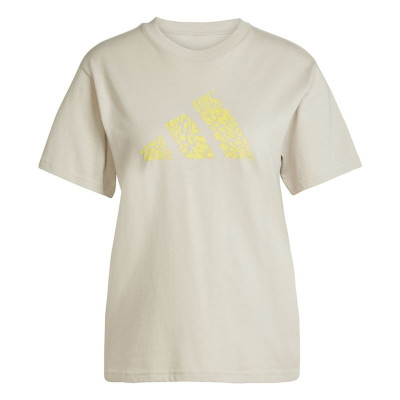 Women’s Short Sleeve T-Shirt Adidas Beige
