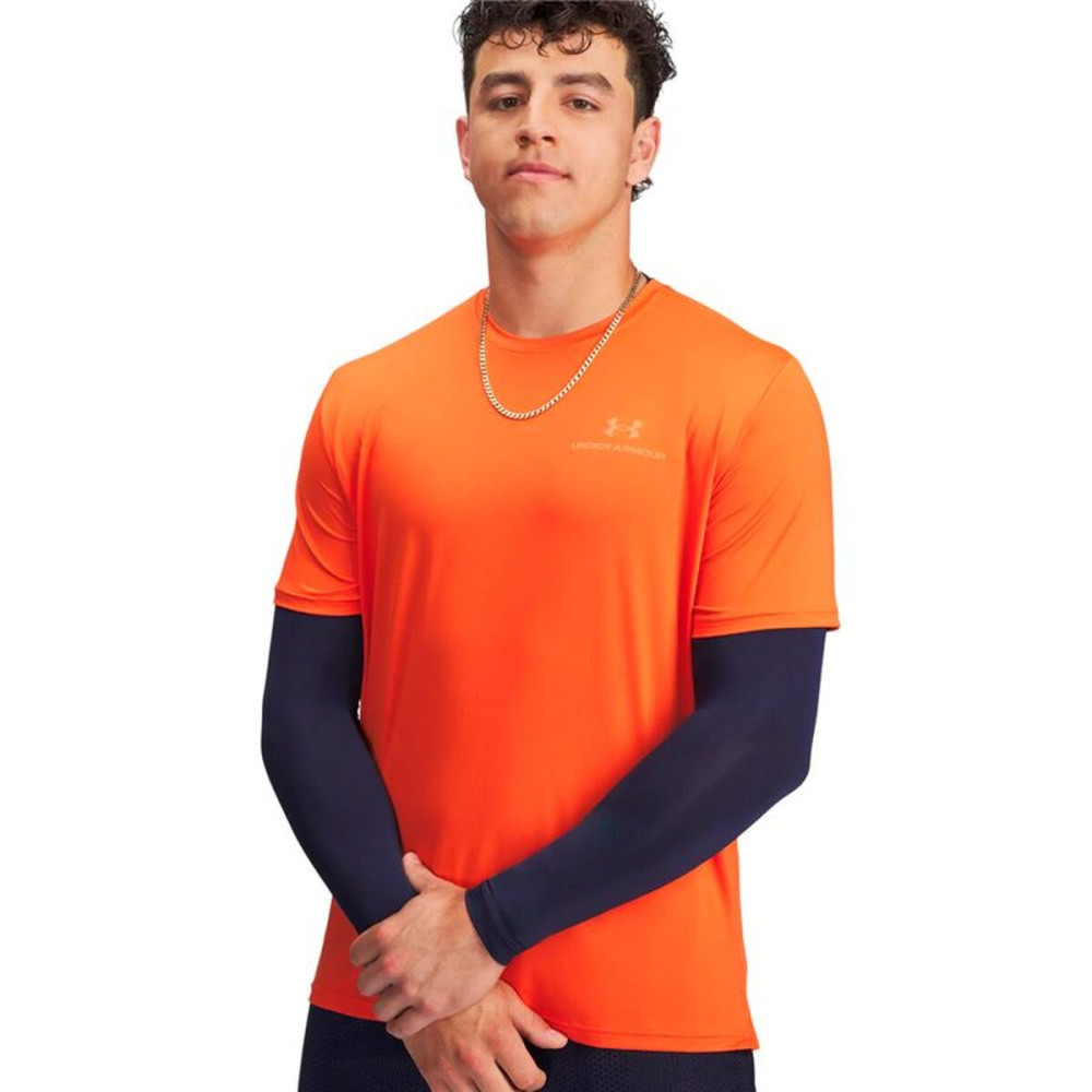 Short-sleeve Sports T-shirt Under Armour Vanish Energy Ss Orange