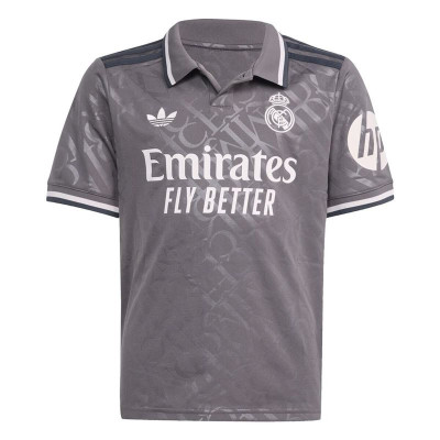 Children's Short Sleeved Football Shirt Adidas Real Madrid 24/25 Away