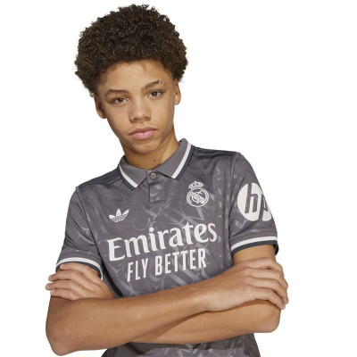 Children's Short Sleeved Football Shirt Adidas Real Madrid 24/25 Away