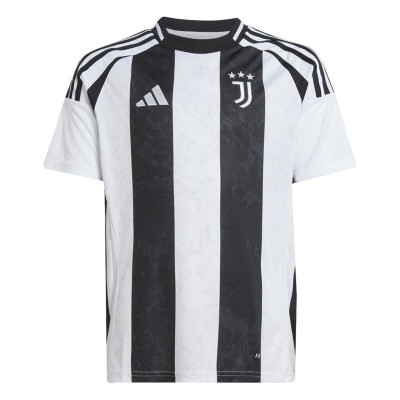 Children's Short Sleeved Football Shirt Adidas Juventus 24/25 Home Black