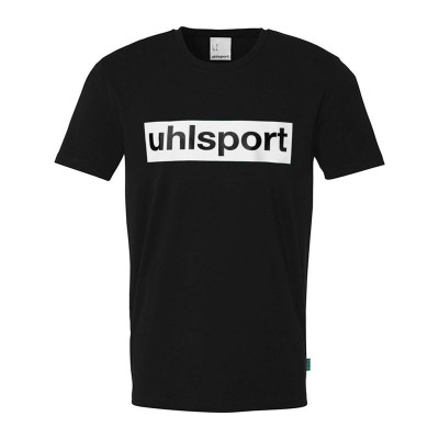 Men's Short-sleeved Football Shirt Uhlsport Essential Promo Black
