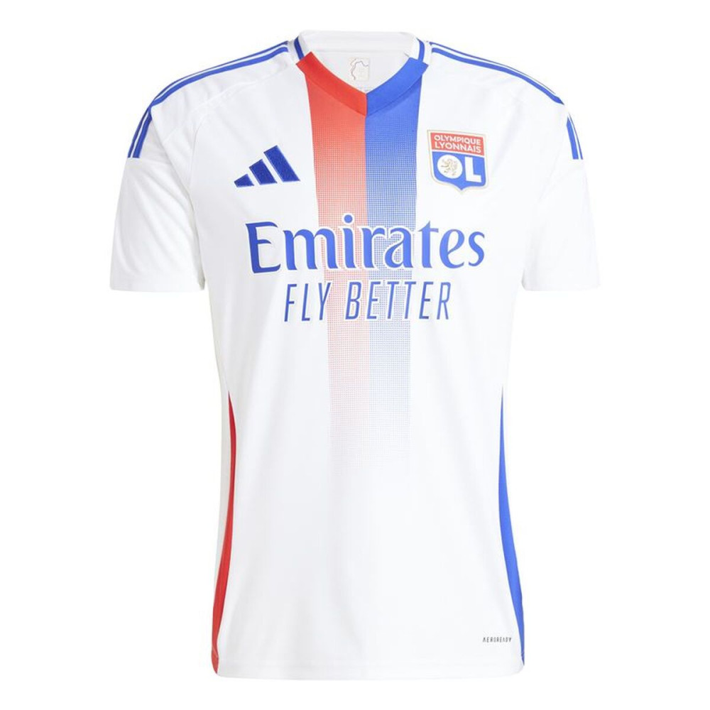 Men's Short-sleeved Football Shirt Adidas Olympique Lyonnais 24/25 Home