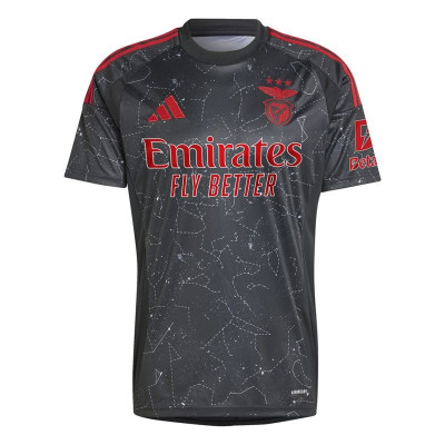 Men's Short-sleeved Football Shirt Adidas SLB Benfica Black