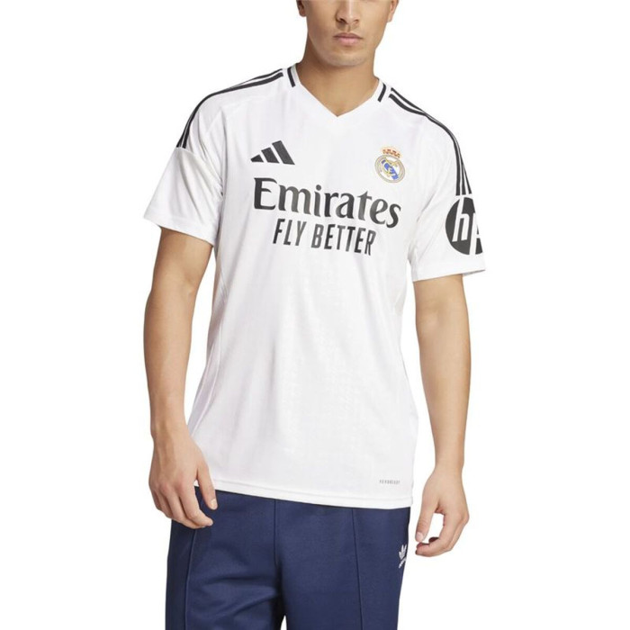 Men's Short-sleeved Football Shirt Adidas Real Madrid 24/25 Home White