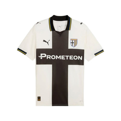 Men's Short-sleeved Football Shirt Puma Parma Calcio Home White