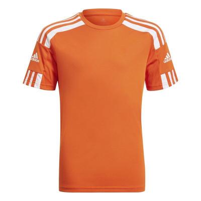 Children's Short Sleeved Football Shirt Adidas Squad 21 Orange