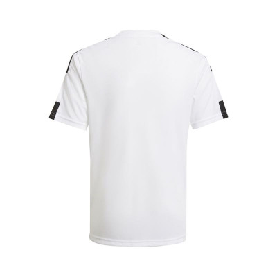 Children's Short Sleeved Football Shirt Adidas Squad 21 White
