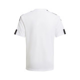Children's Short Sleeved Football Shirt Adidas Squad 21 White