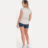 Women’s Short Sleeve T-Shirt Ditchil Light grey Fitness