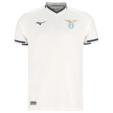 Men's Short-sleeved Football Shirt Mizuno Lazio Away White