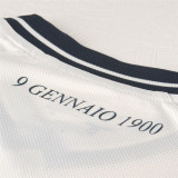Men's Short-sleeved Football Shirt Mizuno Lazio Away White