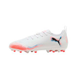 Childrens Football Boots Puma Future 8 Play Mg White